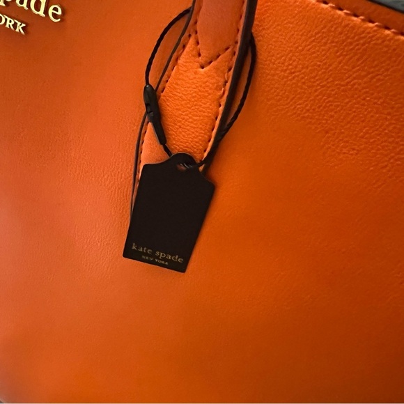 Kate Spade New York All Day Orange Tote Bag - Picture 10 of 14
